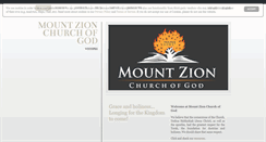 Desktop Screenshot of mzchurchofgod.com