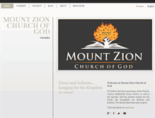 Tablet Screenshot of mzchurchofgod.com